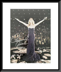 Celine Dion signed photo