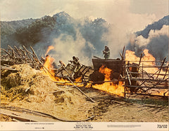 Roddy McDowall, Claude Akins, and Natalie Trundy "Battle for the Planet of the Apes" original Lobby Card