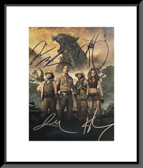 Jumanji: Welcome to the Jungle cast signed movie photo