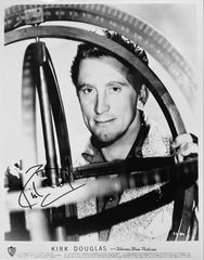 Kirk Douglas signed "The Light at the Edge of the World" movie photo