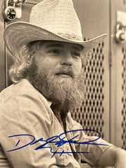 ZZ Top Dusty Hill signed photo