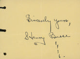 Jazz Musician Henry Busse signature cut