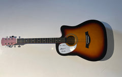 Grace slick signed acoustic guitar. JSA authenticated