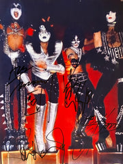 KISS band signed photo. GFA Authenticated