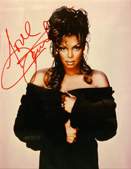 Janet Jackson signed photo