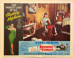Audrey Hepburn and George Peppard "Breakfast at Tiffany's" original Lobby Card