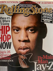 Jay-Z signed signed Rolling Stone Magazine cover photo