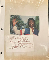 Little Richard photo album page with original signature