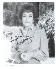 Falconcrest Jane (Wyman) Reagan signed photo