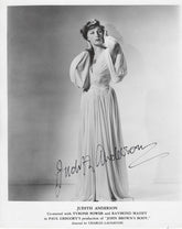 John Brown's Body Judith Anderson signed movie photo