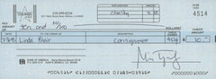 The Exorcist Linda Blair signed check