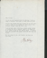 One Life To Live Ellen Holly signed fan letter