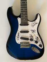 Def Leppard band signed guitar pick guard