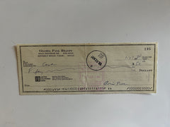 Gloria Pall signed check