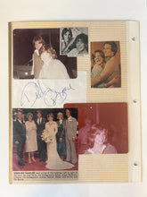 Debbie Boone signed photo album page
