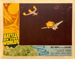 Claude Rains, Jacqueline Derval, and Maya Brent "Battle of the Worlds" original Lobby Card