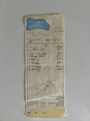 Desi Arnaz signed receipt