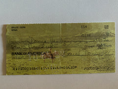 Bruce Dern signed check
