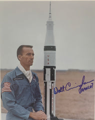 Walt Cunningham signed Apollo 7 photo