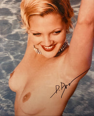 Drew Barrymore signed photo