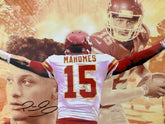 Super Bowl Champion Patrick Mahomes signed photo