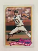 Bryan Harvey signed baseball card - Sports card