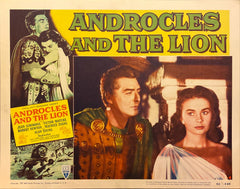 Jean Simmons and Victor Mature "Androcles and the Lion" original lobby card