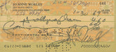 Laugh Ins Jo Anne Worley signed check