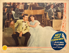 Lucille Ball and Harry James "Best Foot Forward" original Lobby Card