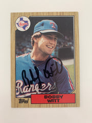 Bobby Witt signed baseball card - Sports card
