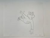 Super Sugar Crisp cereal bear original ad sketch designed by Robert "Bob" Irwin