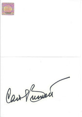 Carol Burnett signed hand drawn Christmas Card