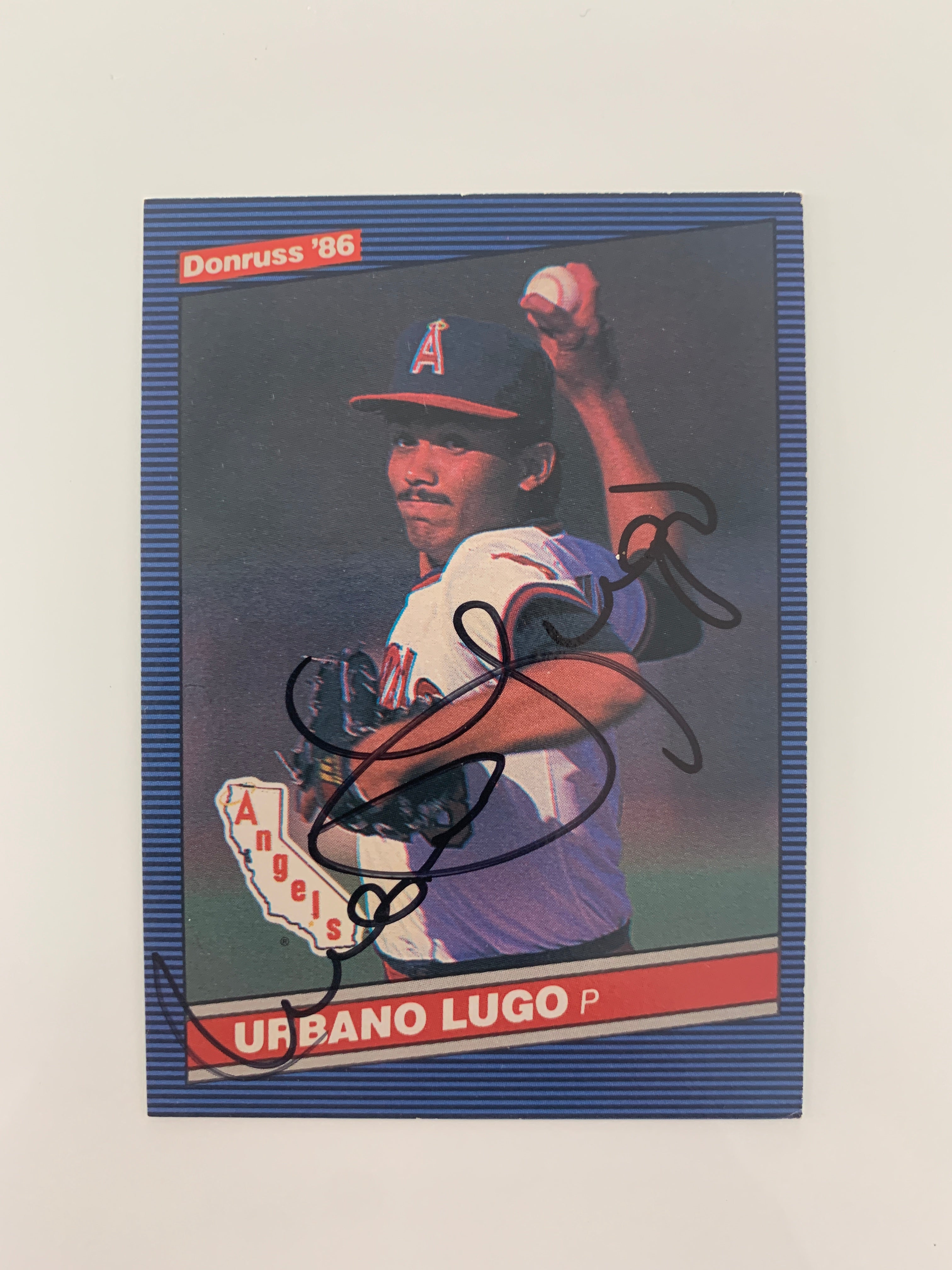 Urbano Lugo signed baseball card - Sports card