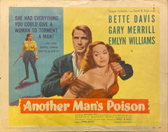 Gary Merrill, and Emlyn Williams "Another Man's Poison" original lobby card