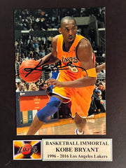 LA Lakers Kobe Bryant signed photo
