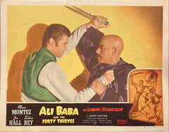 Maria Montez and Jon Hall "Ali Baba and the Forty Thieves" Lobby Card