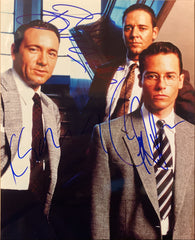 Kevin Spacey, Russell Crowe, and Guy Pearce signed "L.A. Confidential" movie photo