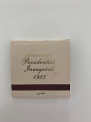 1985 President Ronald Reagan Inaugural matchbook