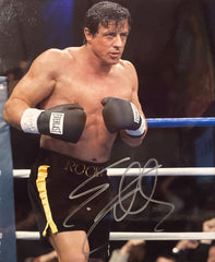 Rocky Balboa Sylvester Stallone signed movie photo