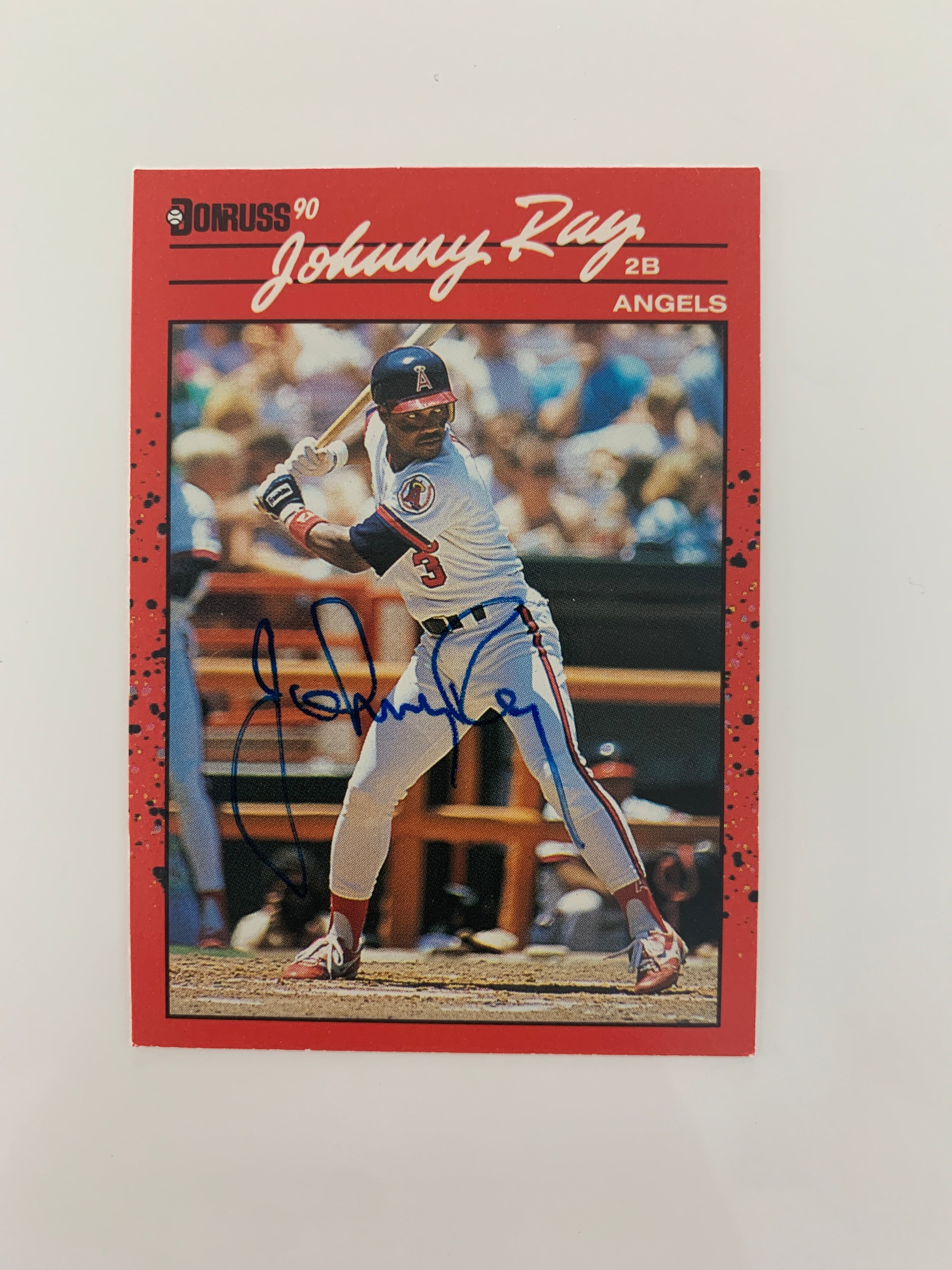 Johnny Ray signed baseball card - Sports card