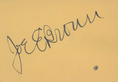 Joe E. Brown signature cut