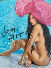 Strptease Demi Moore signed photo
