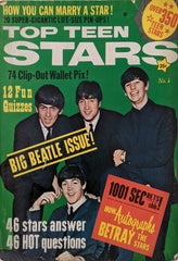 1964 Beatles TOP TEEN STARS magazine Issue #4