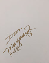 NFL Hall Of Famer Don Maynard Autograph