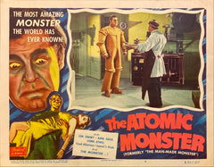 Lon Chaney, Jr. and Lionel Atwill "The Atomic Monster" original Lobby Card