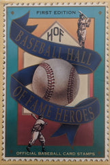 Baseball Hall Of Fame Heroes Official Baseball Card Stamps