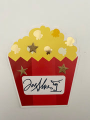 Jaws Joe Alves Signed Popcorn Card