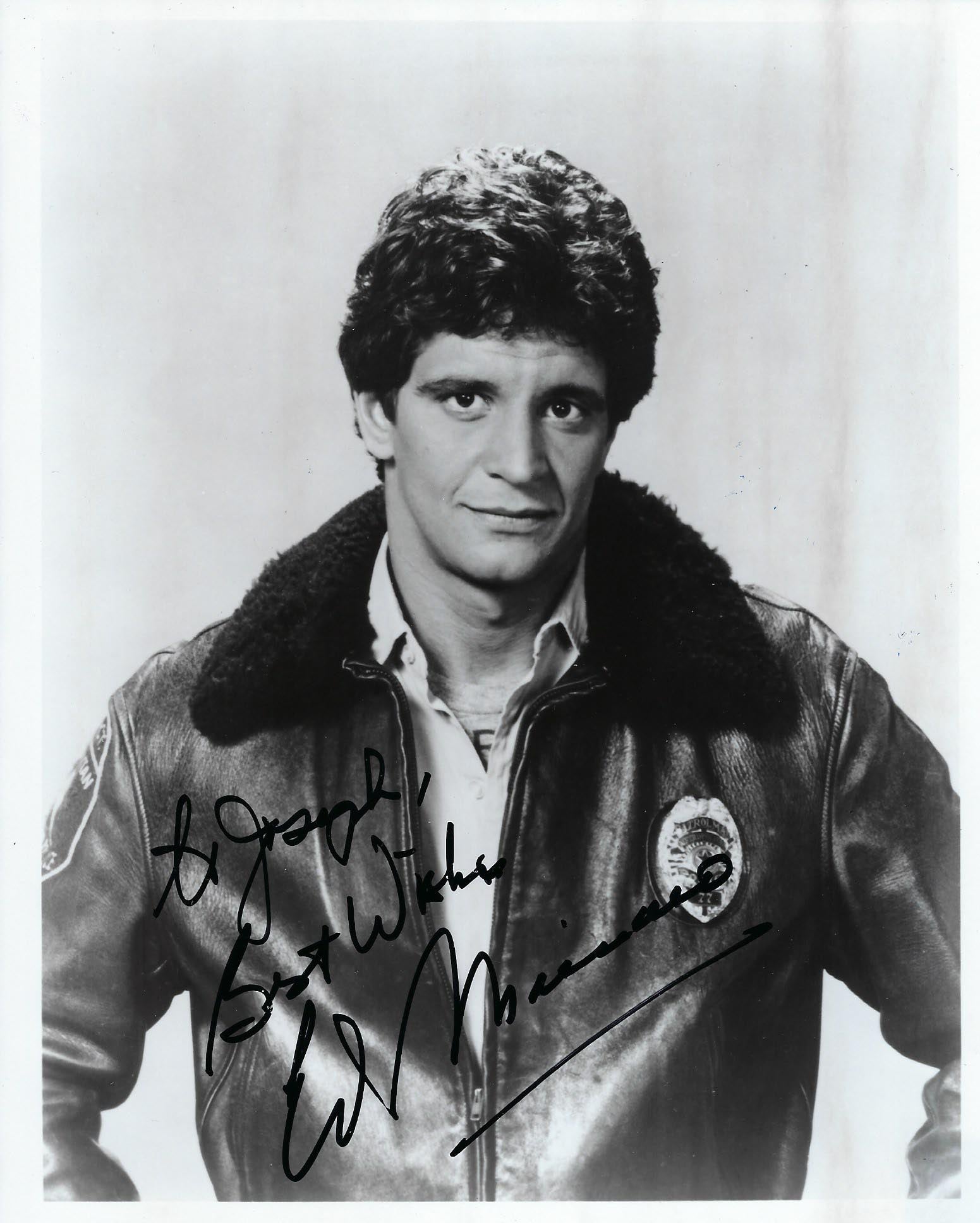 Ed Marinaro signed Hill Street Blues photo - Photo