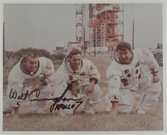 Walt Cunningham signed Apollo 7 photo