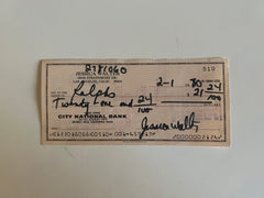 Jessica Walter signed check